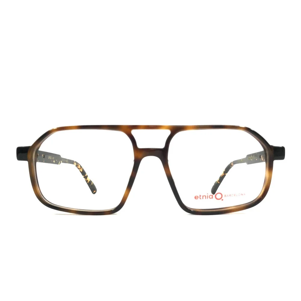 Etnia Barcelona Eyeglasses Frames SYKO HV Havana Aviator Full Rim 54-16-138